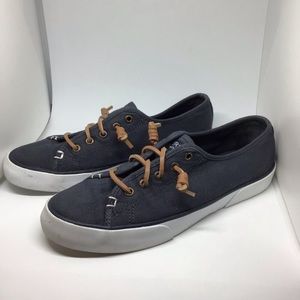 Sperry top-sider blue memory foam slides size 7M